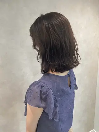 セミロング 透明感カラー/メンズ カット/KOIROのヘアスタイル