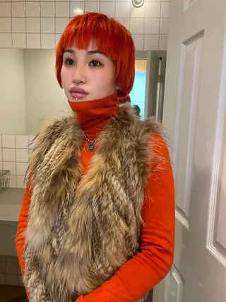 ショート ボブカットモデル/パ ーマ/harunaのヘアスタイル