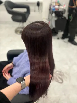 セミロング カラー 🤍レイヤー/顔周り /hirari🤍のヘアスタイル