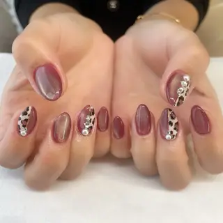 ネイル 💎🐰 saki. m 🐰💎のネイルデザイン