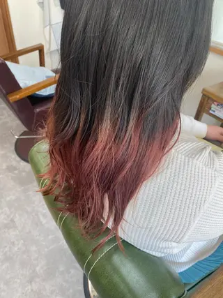 ロング 永沼 真依のヘアスタイル