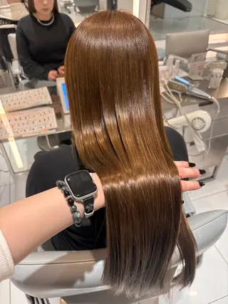 ロング カラー ⠀ リコのヘアスタイル