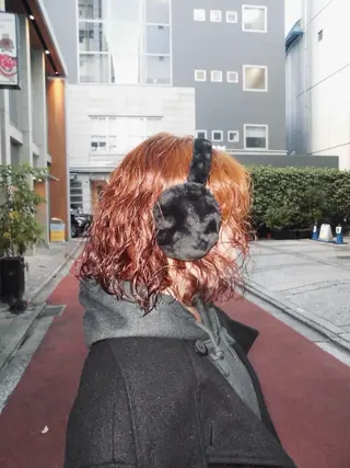 ミディアム カラー パーマ marino マリノのヘアスタイル