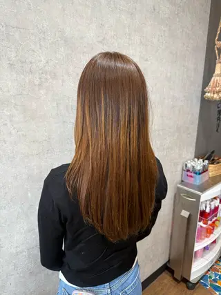 ミディアム 松本 希愛のヘアスタイル