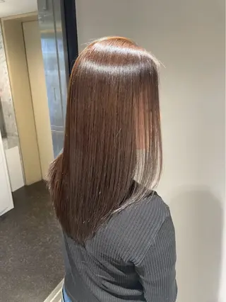 セミロング newi広島／ Ririのヘアスタイル