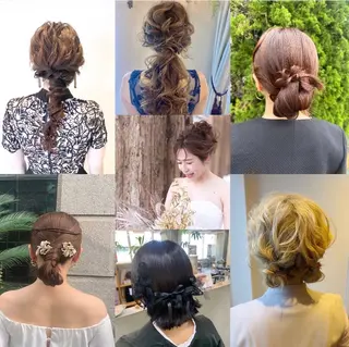 ヘアアレンジ ヘアメイク kanaのヘアスタイル