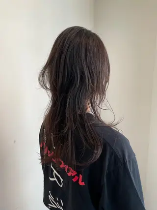 ロング カラー ウルフレイヤーカット /チヒロのヘアスタイル