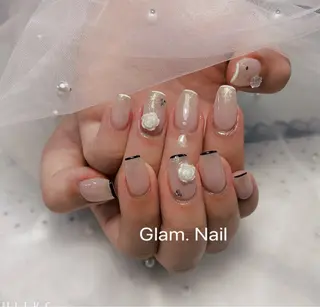 ネイル Glam nail salon所属・リ ナのネイルデザイン