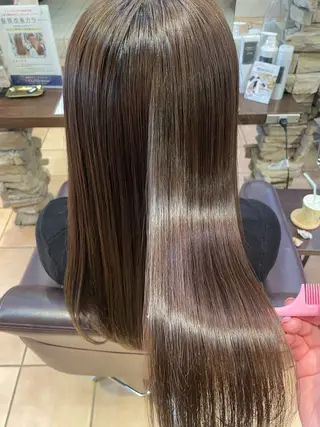 ロング lee甲子園 momokaのヘアスタイル