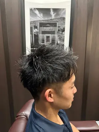 ショート メンズ 福満 拓のヘアスタイル