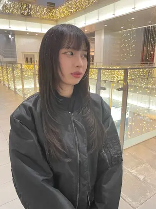 セミロング 栄　mighty by H所属・不破一輝/栄/矢場町 ボブ/レイヤー/艶髪のヘアスタイル