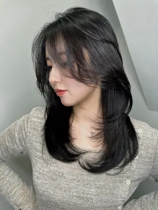 ロング カラー ワンホンヘア ケラチン/Kaitoのヘアスタイル