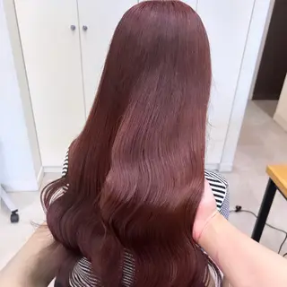 ロング カラー ブリーチなしWカラー 🎀韓国ヘア/amiのヘアスタイル