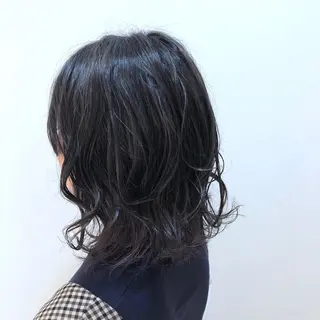 ミディアム カラー 🌈ぷる艶カラー🌈 髪質改善👑柳沼尚貴のヘアスタイル