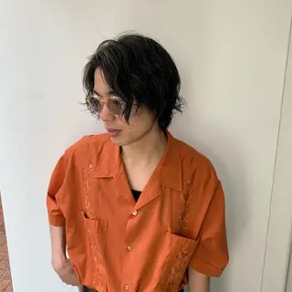 ショート カラー メンズ 【韓国ヘア・ネイル】 HINATA🍒のネイルデザイン