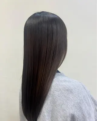 ロング hair make sanctuary所属・オオエ トア／カラー／パーマのヘアスタイル