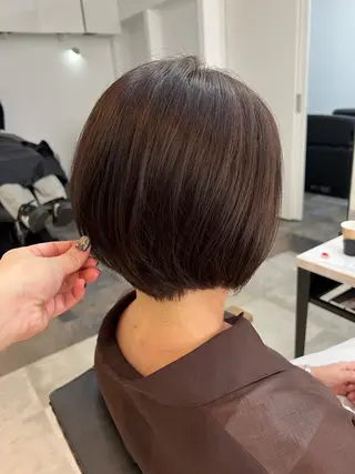 ショート カラー 🥀韓国ヘア🥀 宮津真菜のヘアスタイル