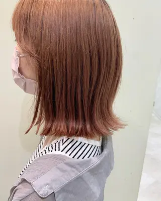 ミディアム 艶カラー/暖色カラー /透明感/ryutoのヘアスタイル