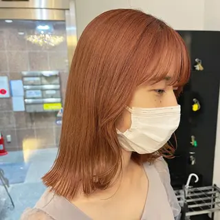 ミディアム カラー ヘアアレンジ channel所属・Natsumi ❤︎のヘアスタイル