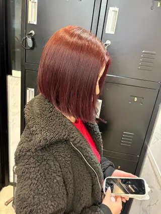 ミディアム カラー hair salon dot. mooda 韓国風サロン 町田店所属・韓国風ヘア🎀🩶 /♡𝓝𝓸𝓪♡のヘアスタイル