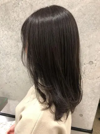 セミロング カラー Miku /ブリーチ/ボブのヘアスタイル