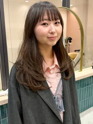 ロング Saki 🍋透明感 カラー/レイヤーのヘアスタイル