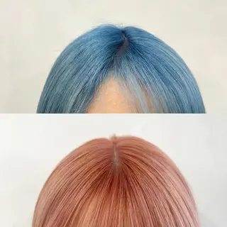 カラー 🦋レイヤーカット ミドリカワ🦋のヘアスタイル