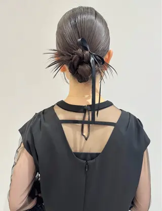 セミロング ヘアアレンジ ヘアアレンジ支持率 No.1🥇RIKOのヘアスタイル