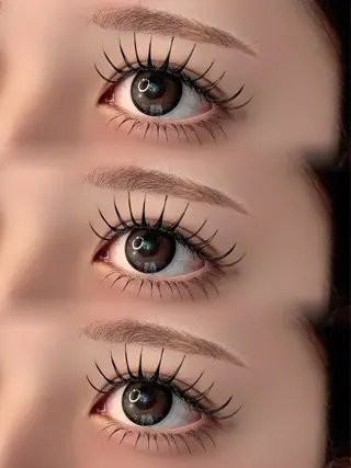 マツエク・マツパ 【那覇/束感まつ毛】 ｷｬﾒﾙのマツエク・マツパデザイン