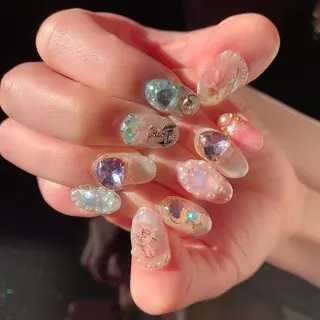 ネイル シェアサロンLei.g(レイジー)所属・3Dアートネイル💗 都築レナのネイルデザイン