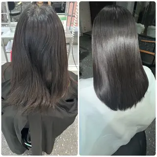 ロング パーマ 髪質改善⭐️縮毛矯正 中野⭐️Rinaのヘアスタイル