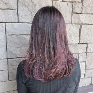 セミロング カラー 店長/mao/ 前髪/顔周りカットのヘアスタイル