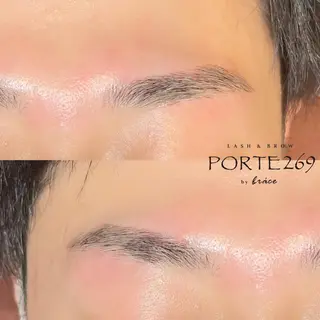 メンズ アイブロウ Lash&brow PORTE269布施店所属・brace 竹田愛海のエステ・リラクイメージ