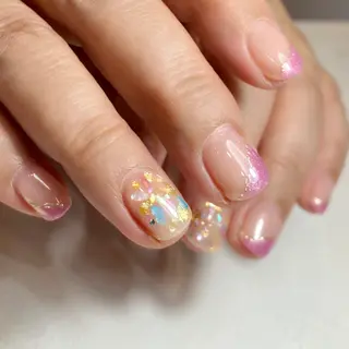 ネイル Beauty salon Ryu・ange所属・PEARL ROSE パールローズのネイルデザイン