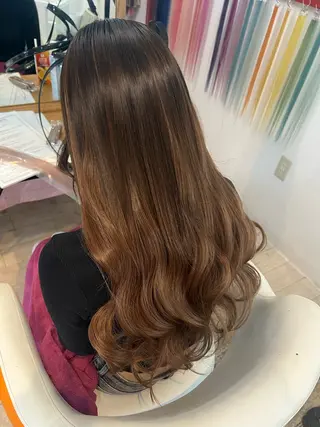 パーマ 辻村 遥楓のヘアスタイル