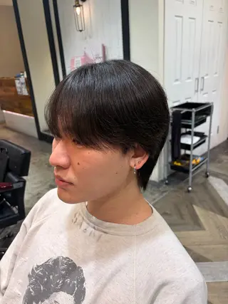 メンズ 縮毛矯正モデル/上村 コウスケのヘアスタイル