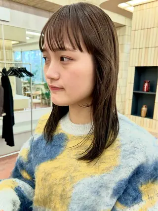 カラー 矢場町/栄/上前津/ 佐藤祐希のヘアスタイル