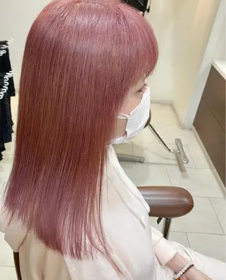 ミディアム カラー 天王寺ハイトーン rinkaのヘアスタイル