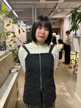 ショート カラー ハイトーン レイヤー🎀meiのヘアスタイル