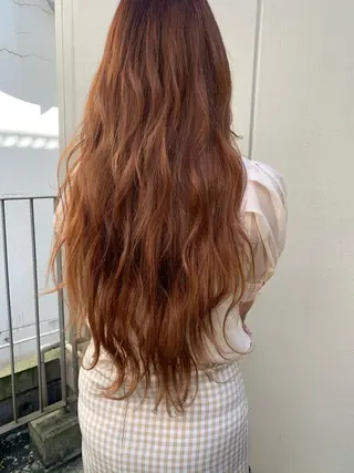 ロング カラー 透明感/オリーブ/ グレージュ/YUKAのヘアスタイル