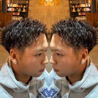 ショート 👑曲がる縮毛矯正 /パーマ👑ショウのヘアスタイル