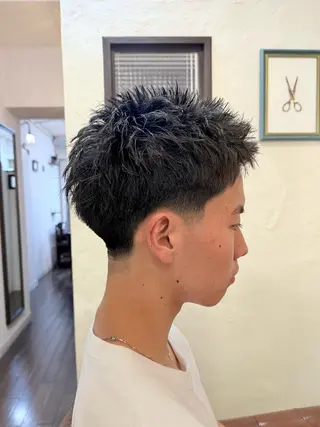 ショート メンズ メンズ/スパイキー ショート/isseyのヘアスタイル