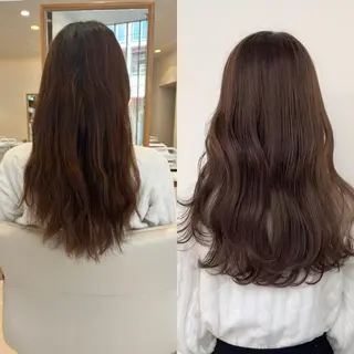 ミディアム カラー ミタニ/髪質改善 /レイヤーカットのヘアスタイル