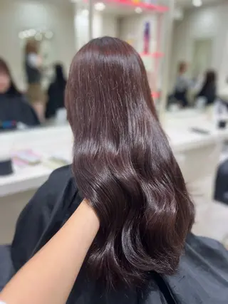 ロング カラー 大人上品ベージュ 🎀HARUNAのヘアスタイル