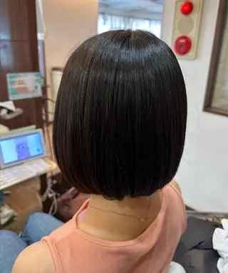 ショート 🍊暖色/ボブ chihiro🌼ོのヘアスタイル