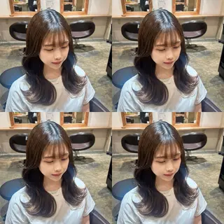 ロング カラー 店長✨️韓国ヘア✖️ 髪質改善カラー／純大のヘアスタイル