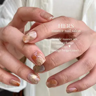 ネイル 草加ニュアンスネイル 🌚hersのネイルデザイン