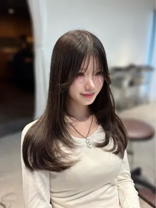 ロング カラー nina/髪質改善 /柔らかな艶髪🫧のヘアスタイル