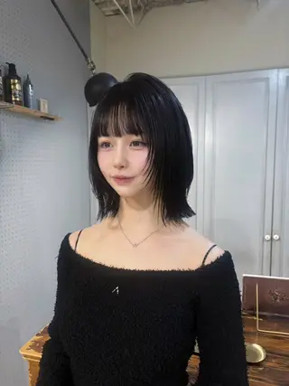 ミディアム カラー 🤩噂のMr.髪ポジ ティブ®️yu🤩のヘアスタイル