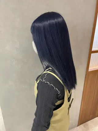 ロング カラー 店長　MANAMI ／ブリーチ／骨格ボブのヘアスタイル